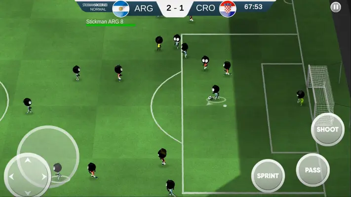 Stickman Soccer 2018 android App screenshot 9