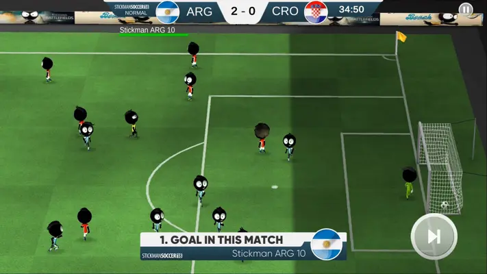 Stickman Soccer 2018 android App screenshot 6